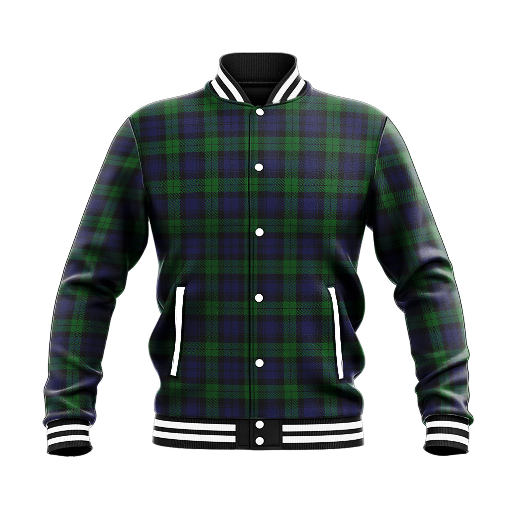 Black Watch Tartan Baseball Jacket - Tartan Vibes Clothing