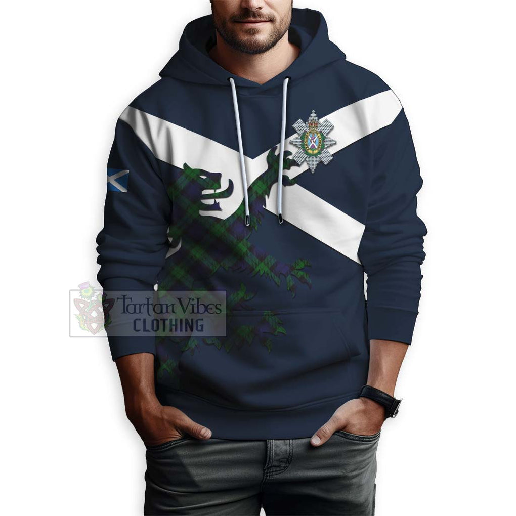 Tartan Vibes Clothing Black Watch Tartan Lion Rampant Hoodie – Proudly Display Your Heritage with Alba Gu Brath and Clan Name