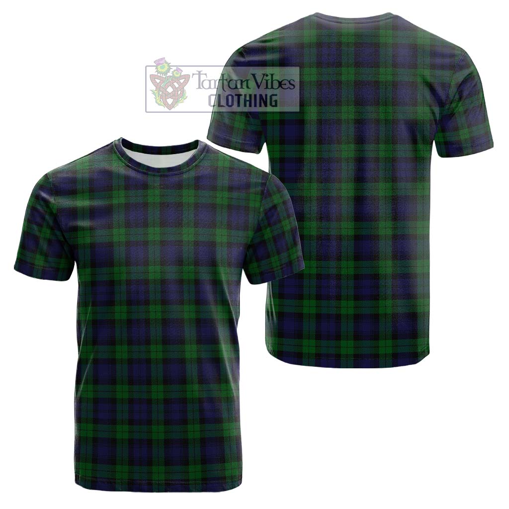 Black Watch Tartan Cotton T-Shirt Kid's Shirt - Tartanvibesclothing Shop