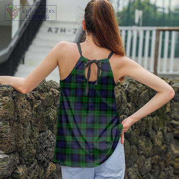 Black Watch Tartan Loose Halter Neck Camisole