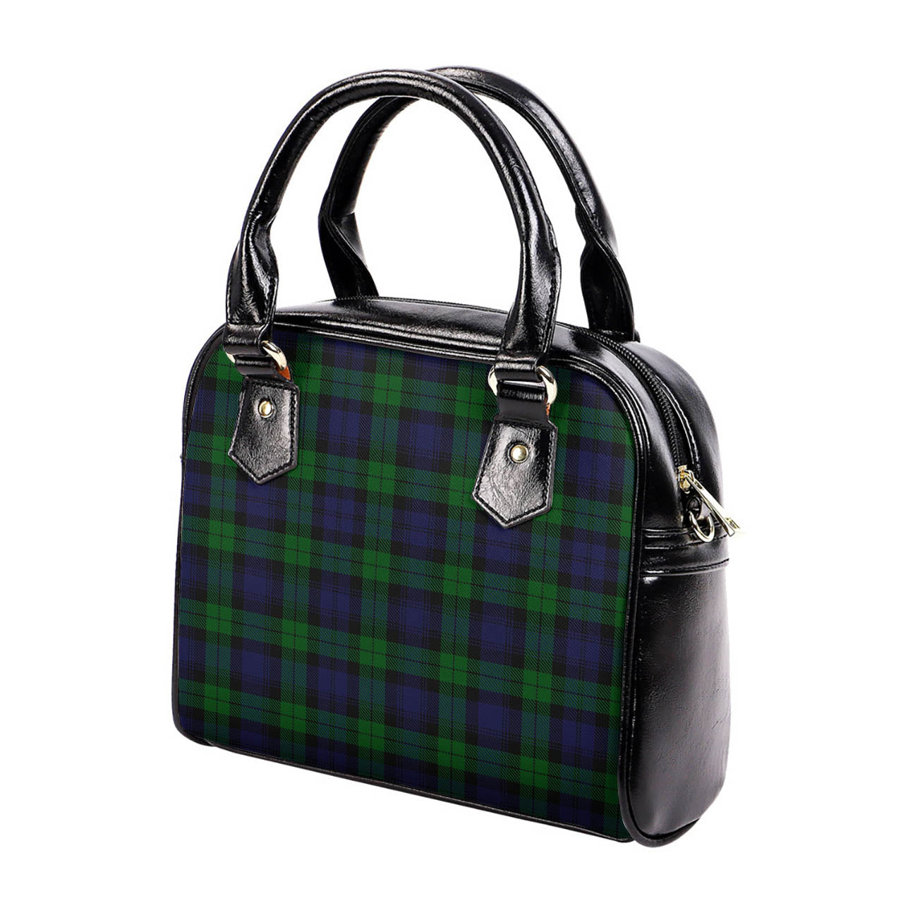 Black Watch Tartan Shoulder Handbags - Tartanvibesclothing