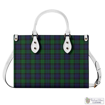 Black Watch Tartan Luxury Leather Handbags