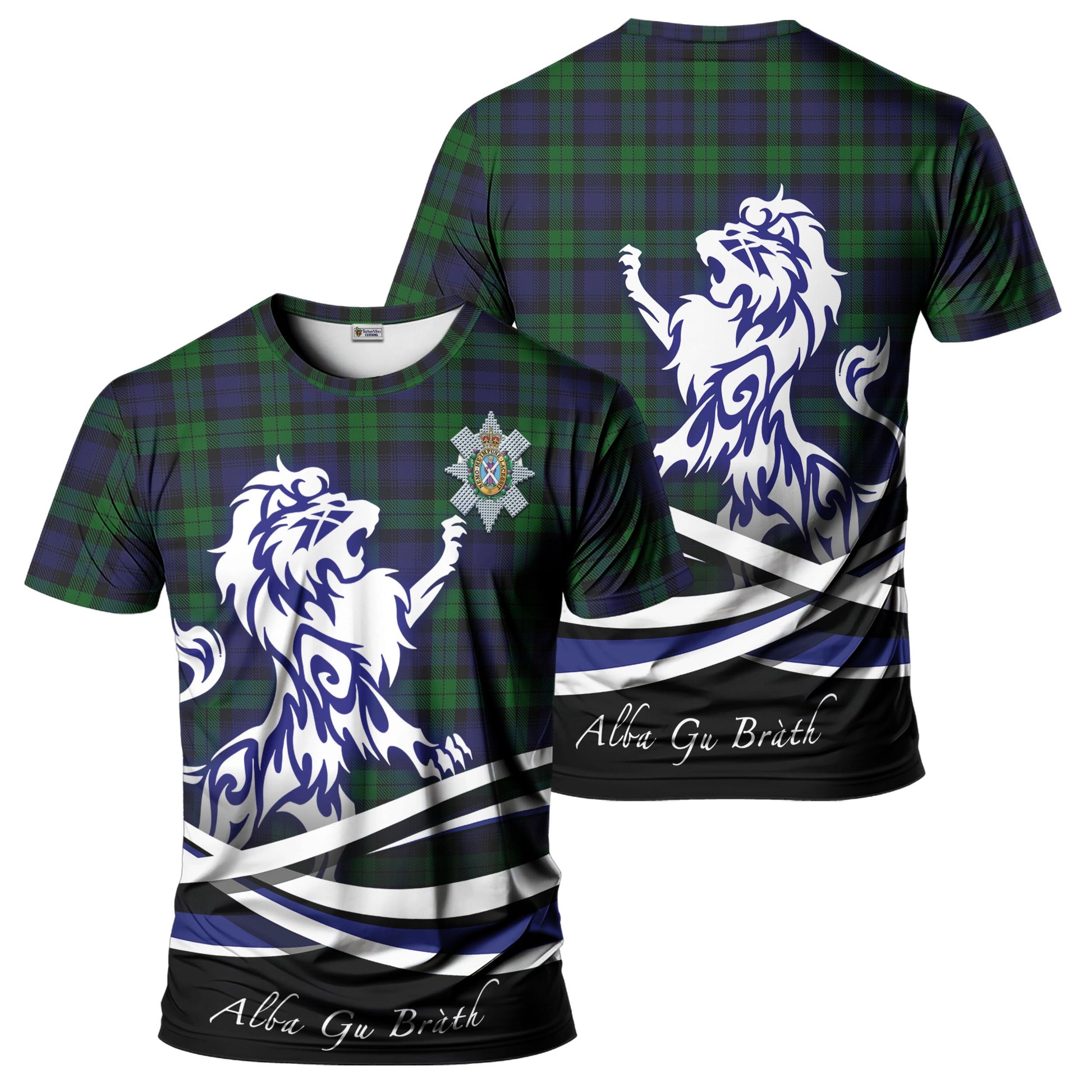 black-watch-tartan-t-shirt-with-alba-gu-brath-regal-lion-emblem