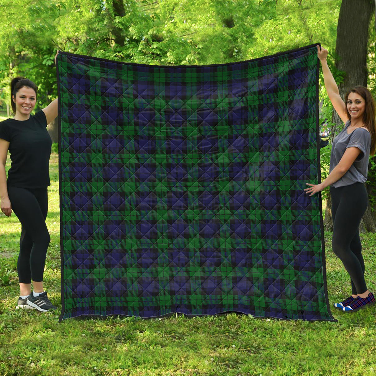 Black Watch Tartan Quilt - Tartanvibesclothing