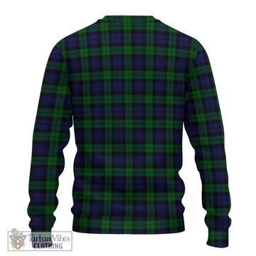 Black Watch Tartan Ugly Sweater with Family Crest DNA In Me Style