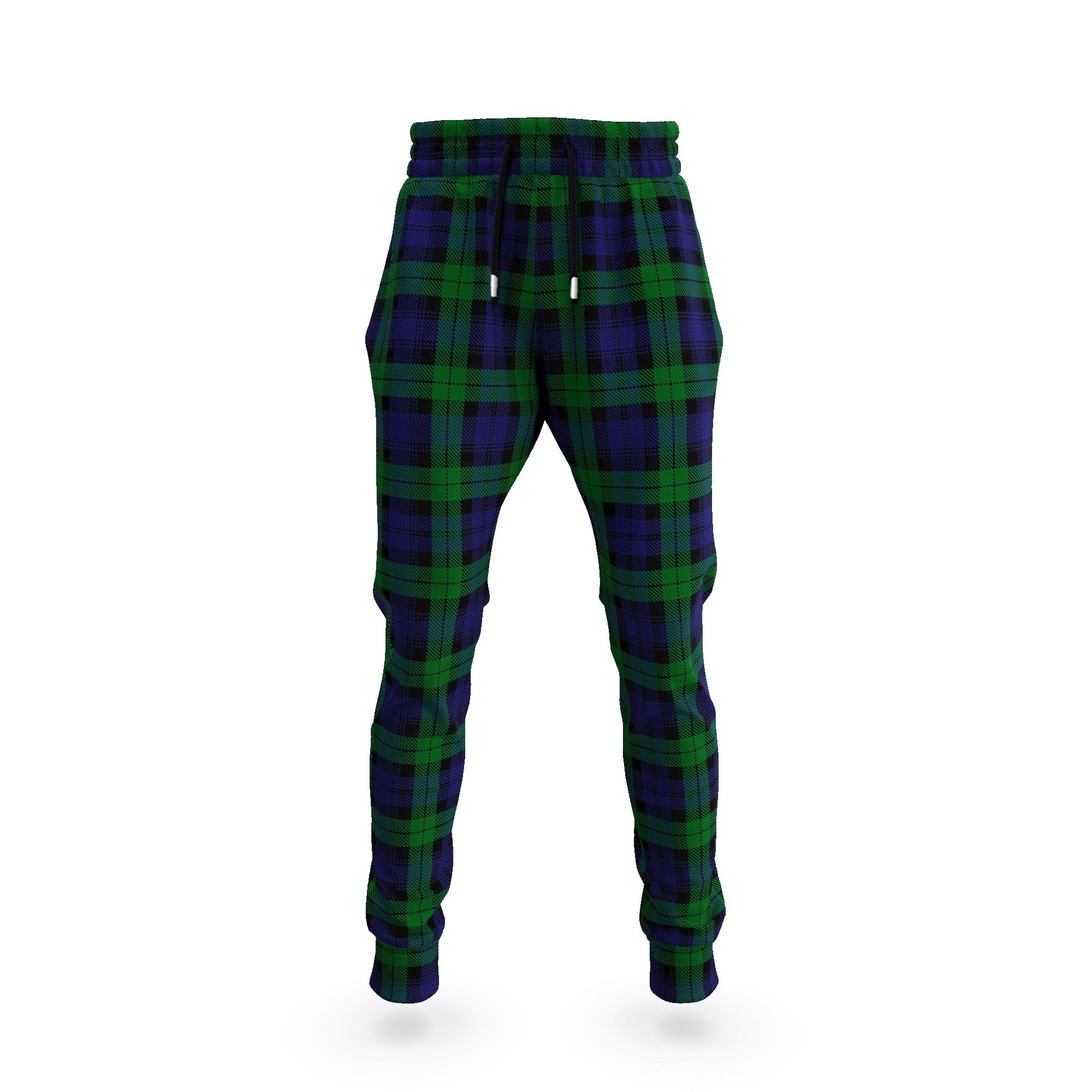 Black Watch Tartan Joggers Pants 5XL - Tartan Vibes Clothing