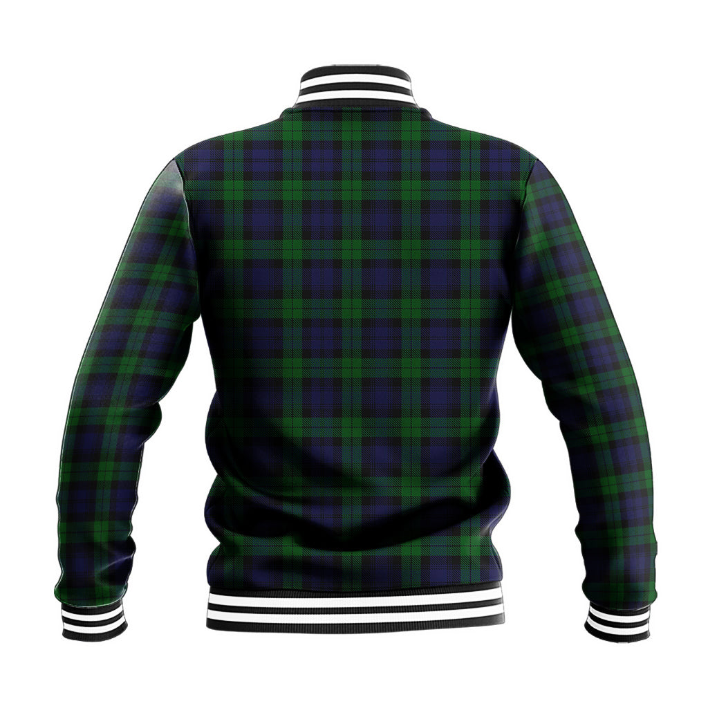 Black Watch Tartan Baseball Jacket - Tartan Vibes Clothing