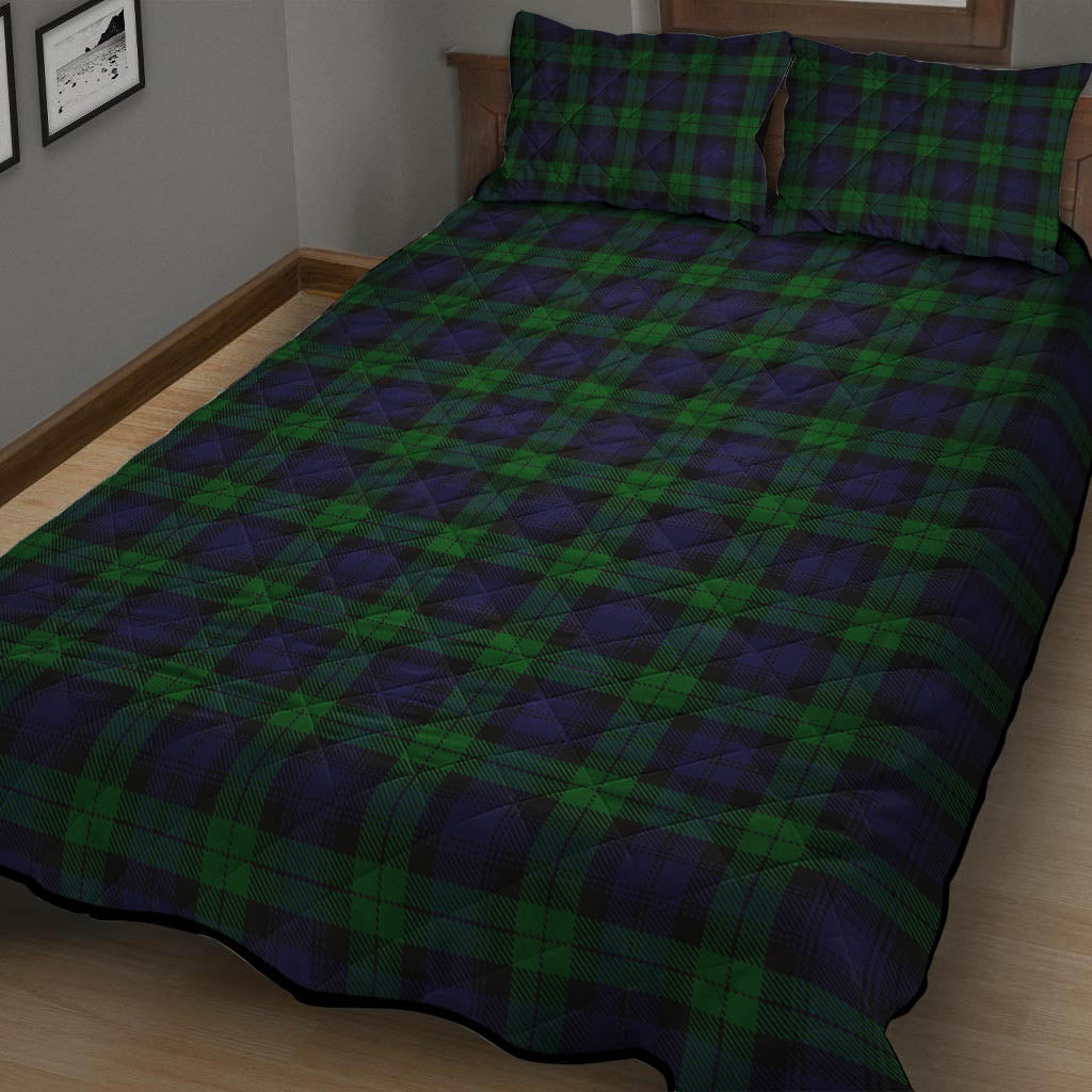 Black Watch Tartan Quilt Bed Set - Tartan Vibes Clothing