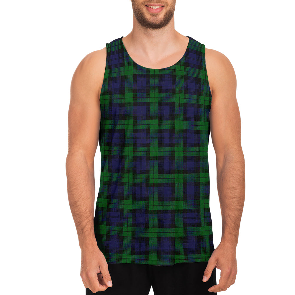 Black Watch Tartan Mens Tank Top - Tartanvibesclothing