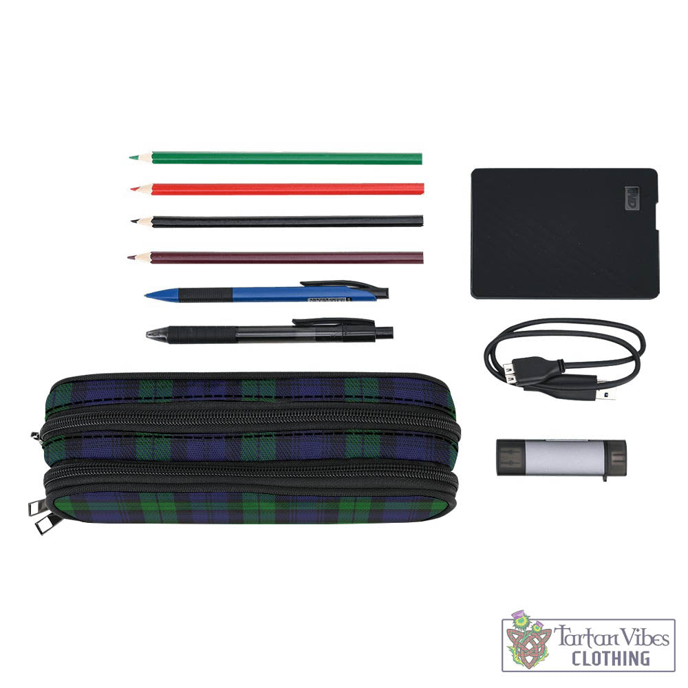 Tartan Vibes Clothing Black Watch Tartan Pen and Pencil Case