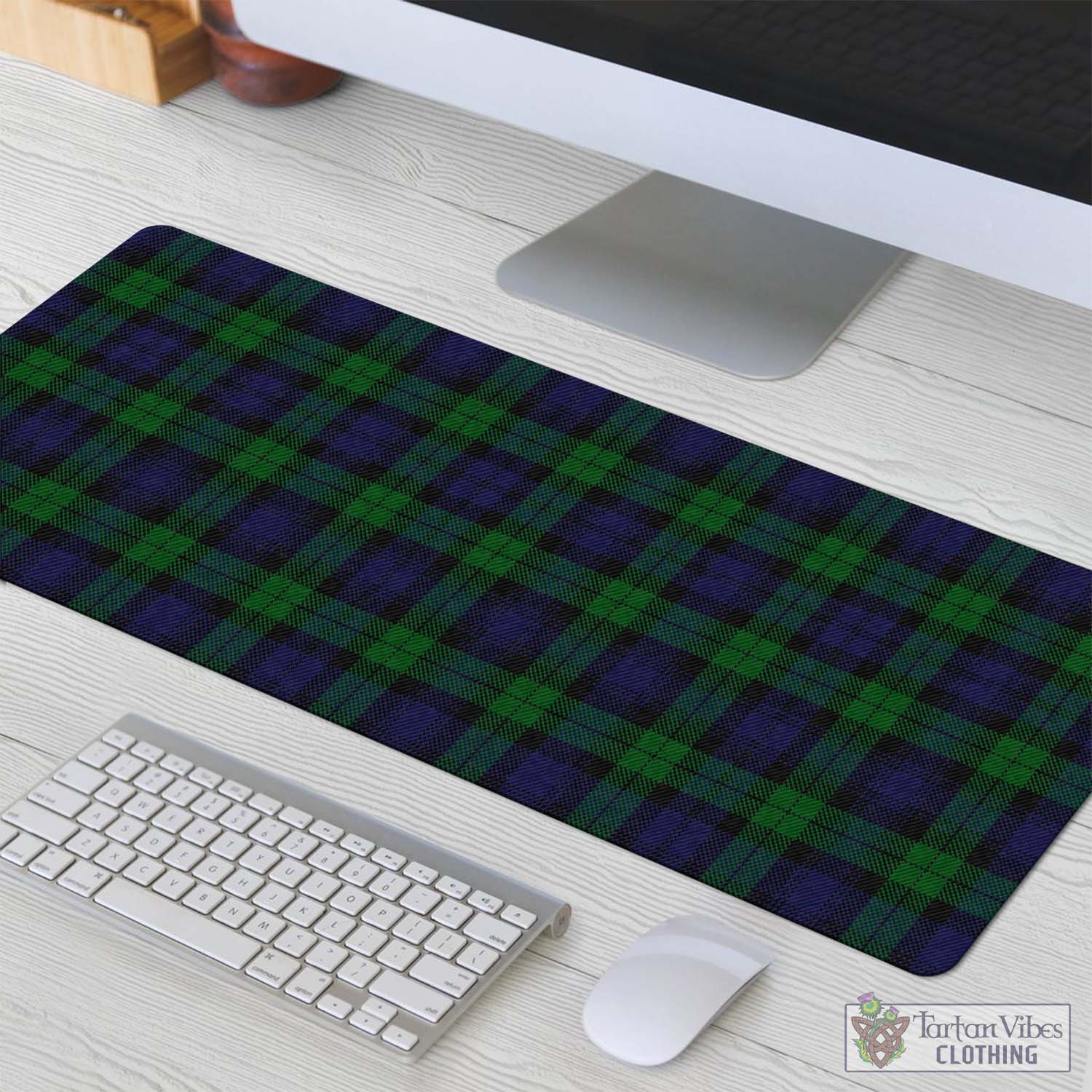 Tartan Vibes Clothing Black Watch Tartan Mouse Pad