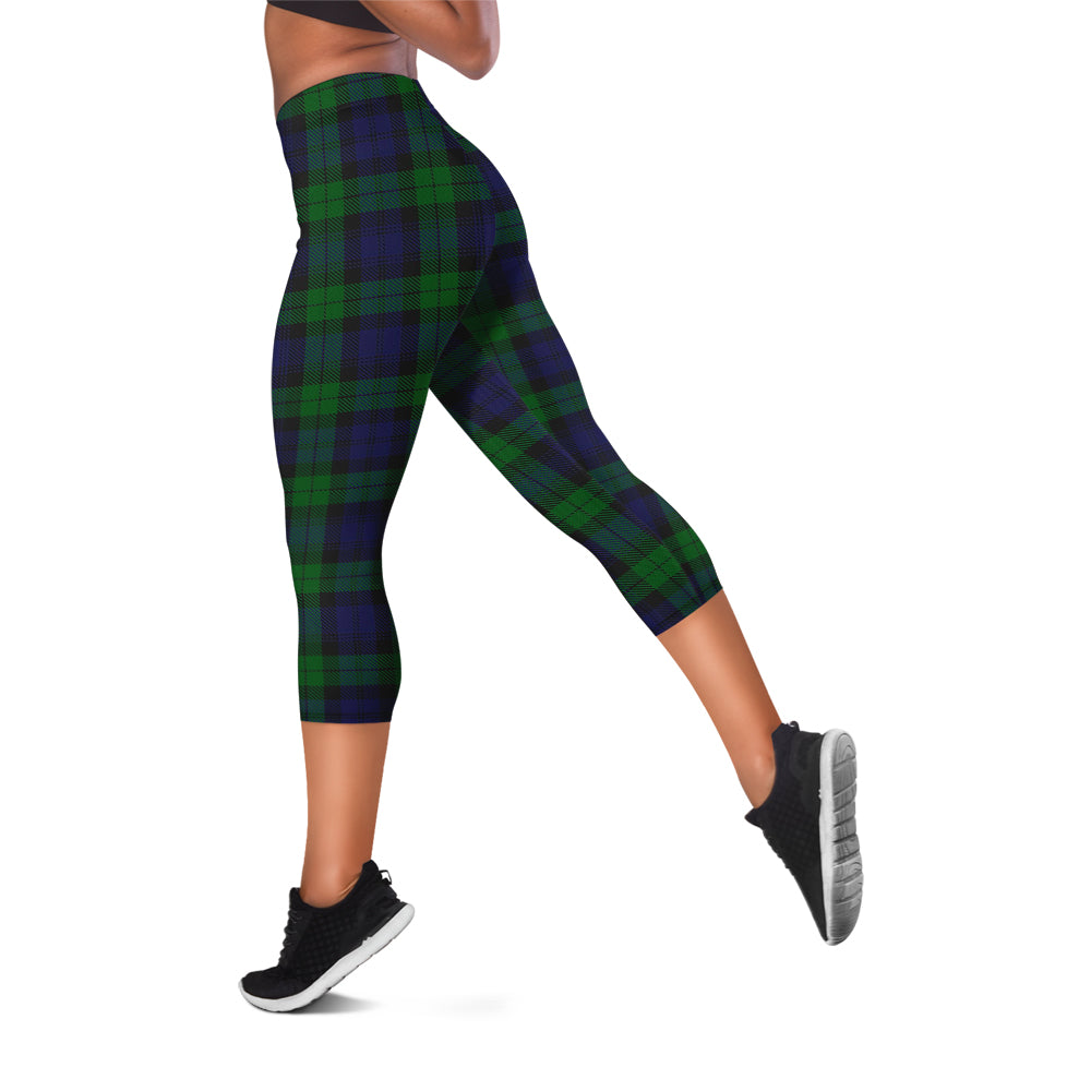 Black Watch Tartan Womens Leggings - Tartanvibesclothing