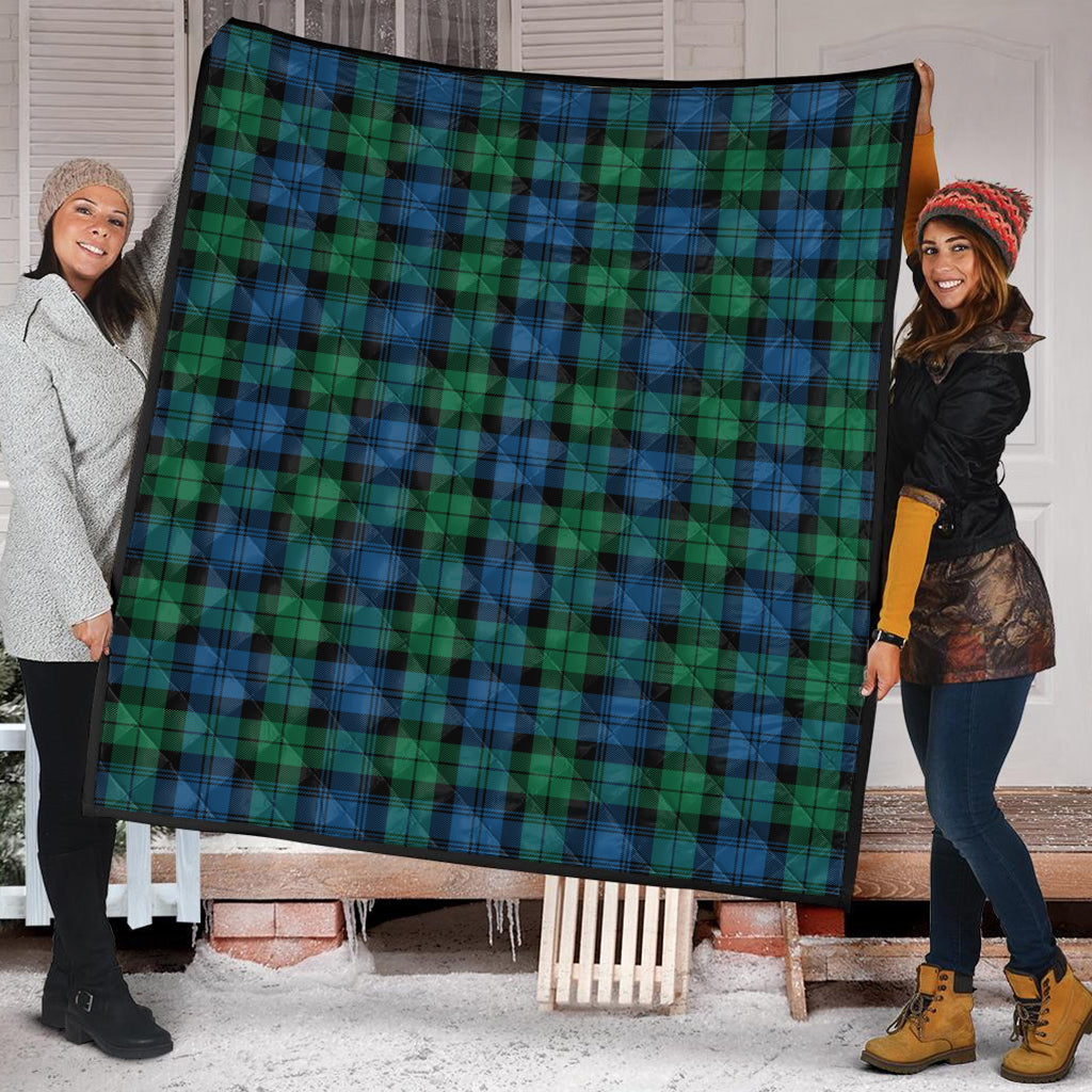 Black Watch Ancient Tartan Quilt - Tartanvibesclothing