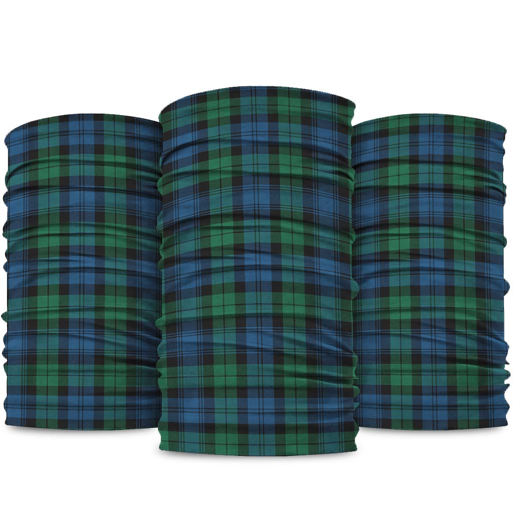 Black Watch Ancient Tartan Neck Gaiters, Tartan Bandanas, Tartan Head Band