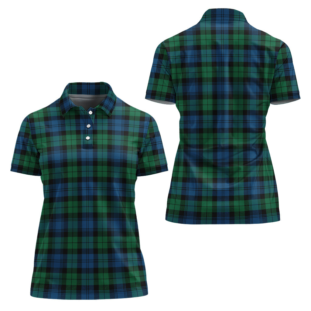 Black Watch Ancient Tartan Polo Shirt For Women Women - Tartanvibesclothing