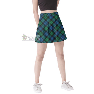 Black Watch Ancient Tartan Women's Plated Mini Skirt