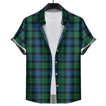 Black Watch Ancient Tartan Short Sleeve Button Down Shirt