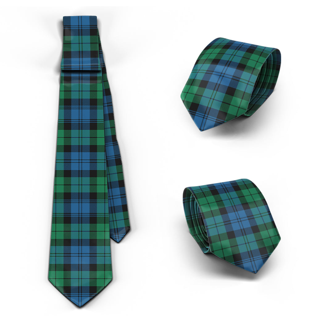 Black Watch Ancient Tartan Classic Necktie Necktie One Size - Tartanvibesclothing