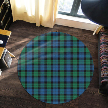 Black Watch Ancient Tartan Round Rug