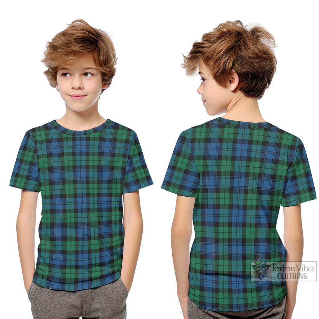 Black Watch Ancient Tartan Kid T-Shirt Youth XL Size14 - Tartanvibesclothing Shop