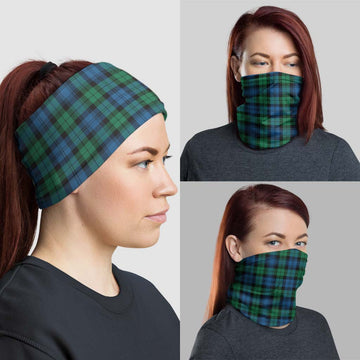 Black Watch Ancient Tartan Neck Gaiters, Tartan Bandanas, Tartan Head Band