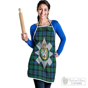 Black Watch Ancient Tartan Apron with Family Crest