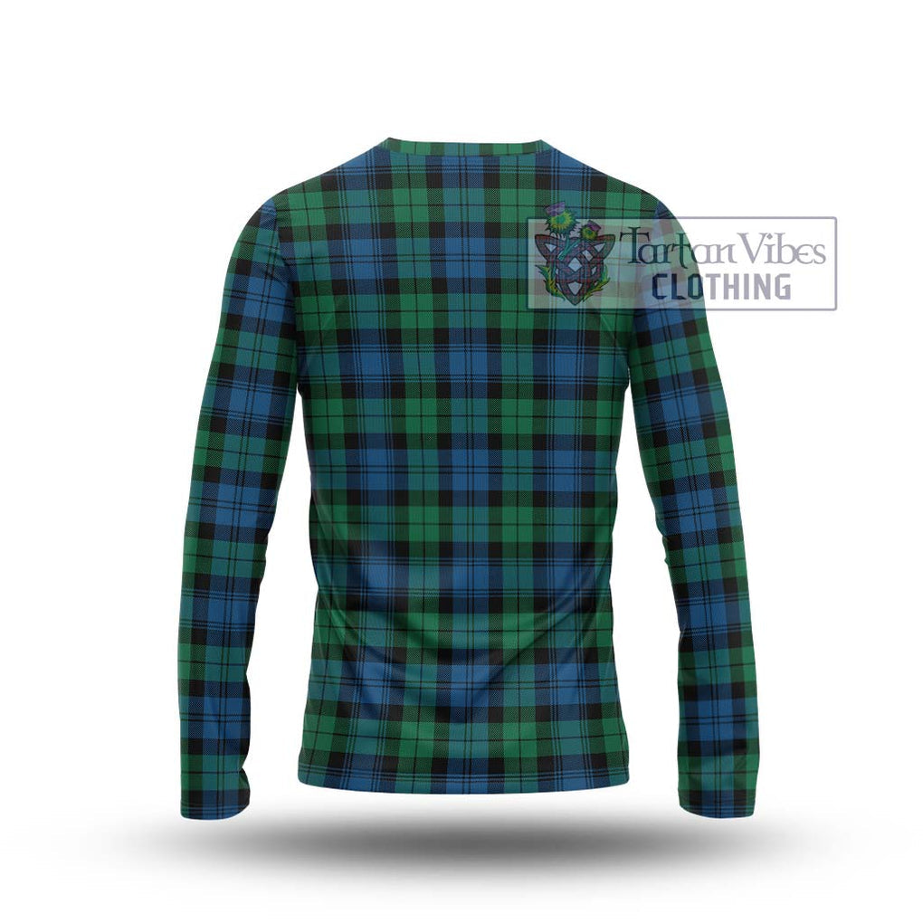 Black Watch Ancient Tartan Long Sleeve T-Shirt with Family Crest DNA In Me Style - Tartanvibesclothing Shop