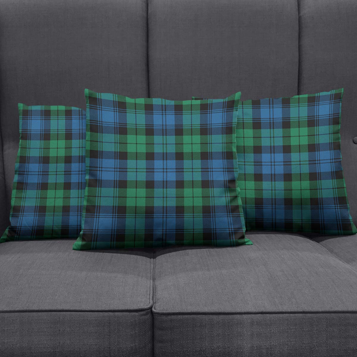 Black Watch Ancient Tartan Pillow Cover - Tartanvibesclothing