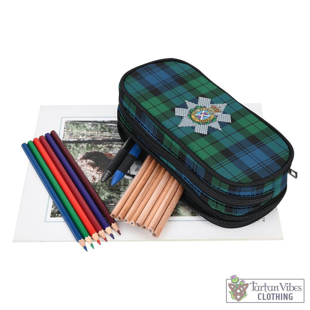 Tartan Vibes Clothing Black Watch Ancient Tartan Pen and Pencil Case with Family Crest