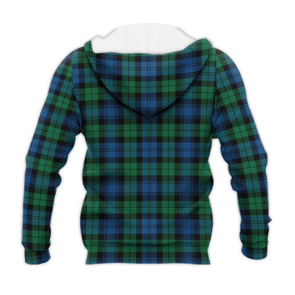 Black Watch Ancient Tartan Knitted Hoodie - Tartanvibesclothing