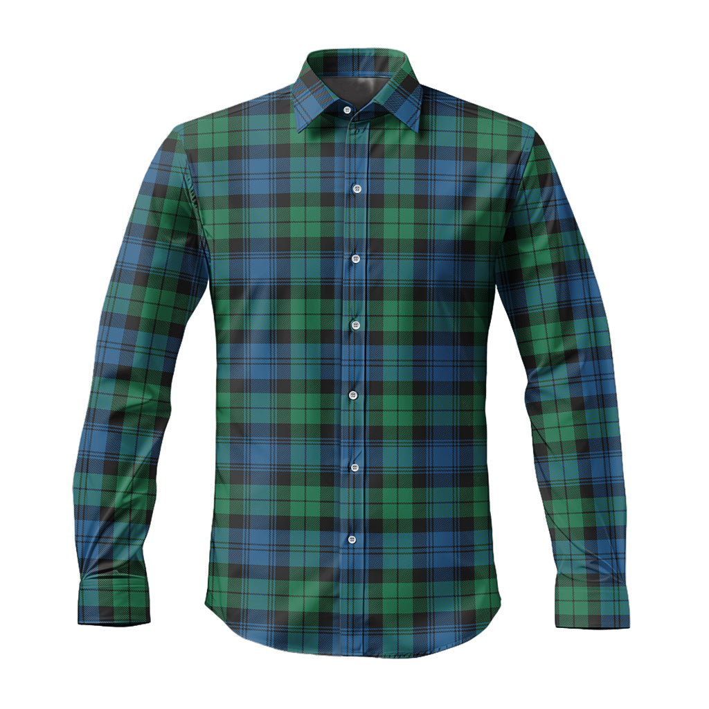 Black Watch Ancient Tartan Long Sleeve Button Up Shirt - Tartanvibesclothing