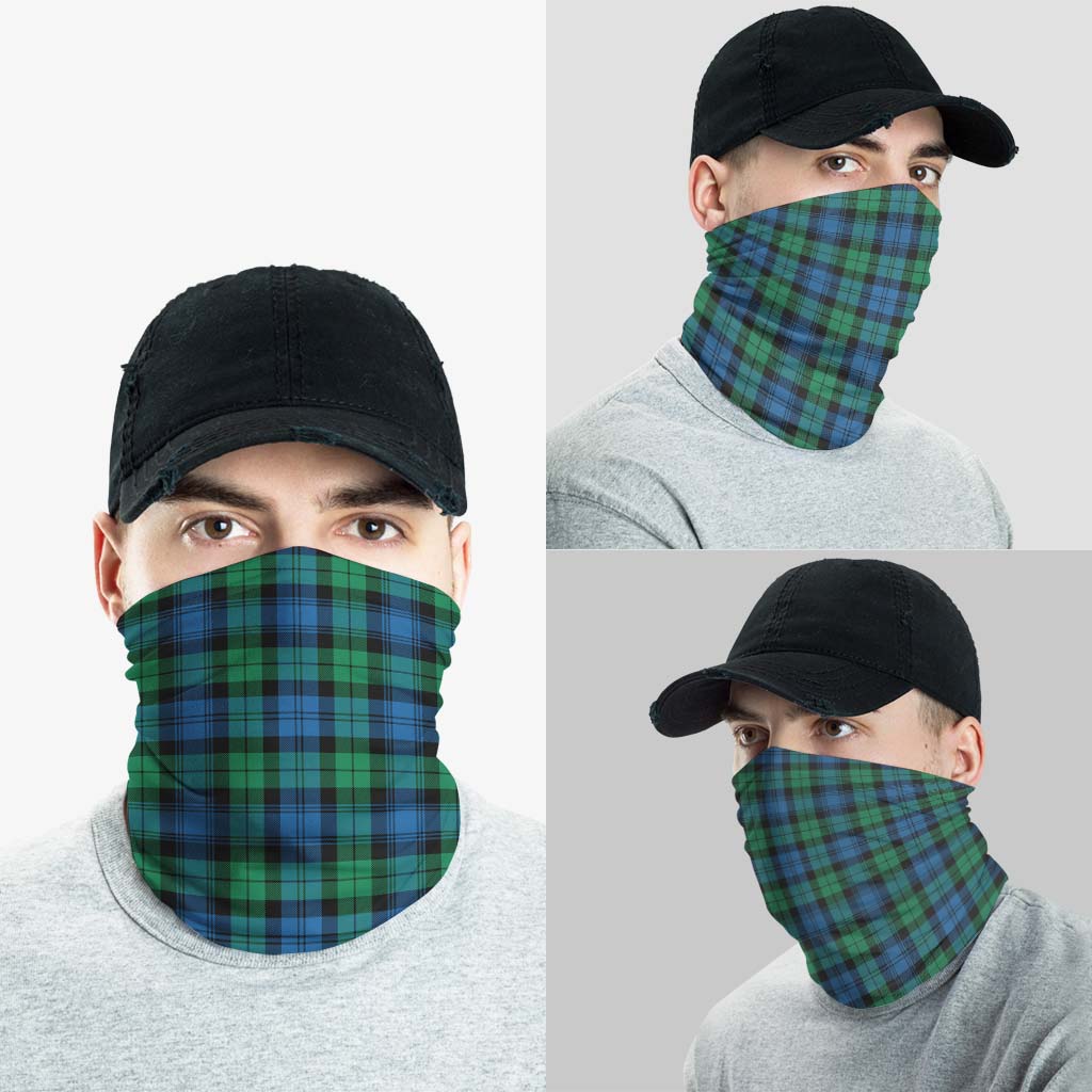 Black Watch Ancient Tartan Neck Gaiters, Tartan Bandanas, Tartan Head Band