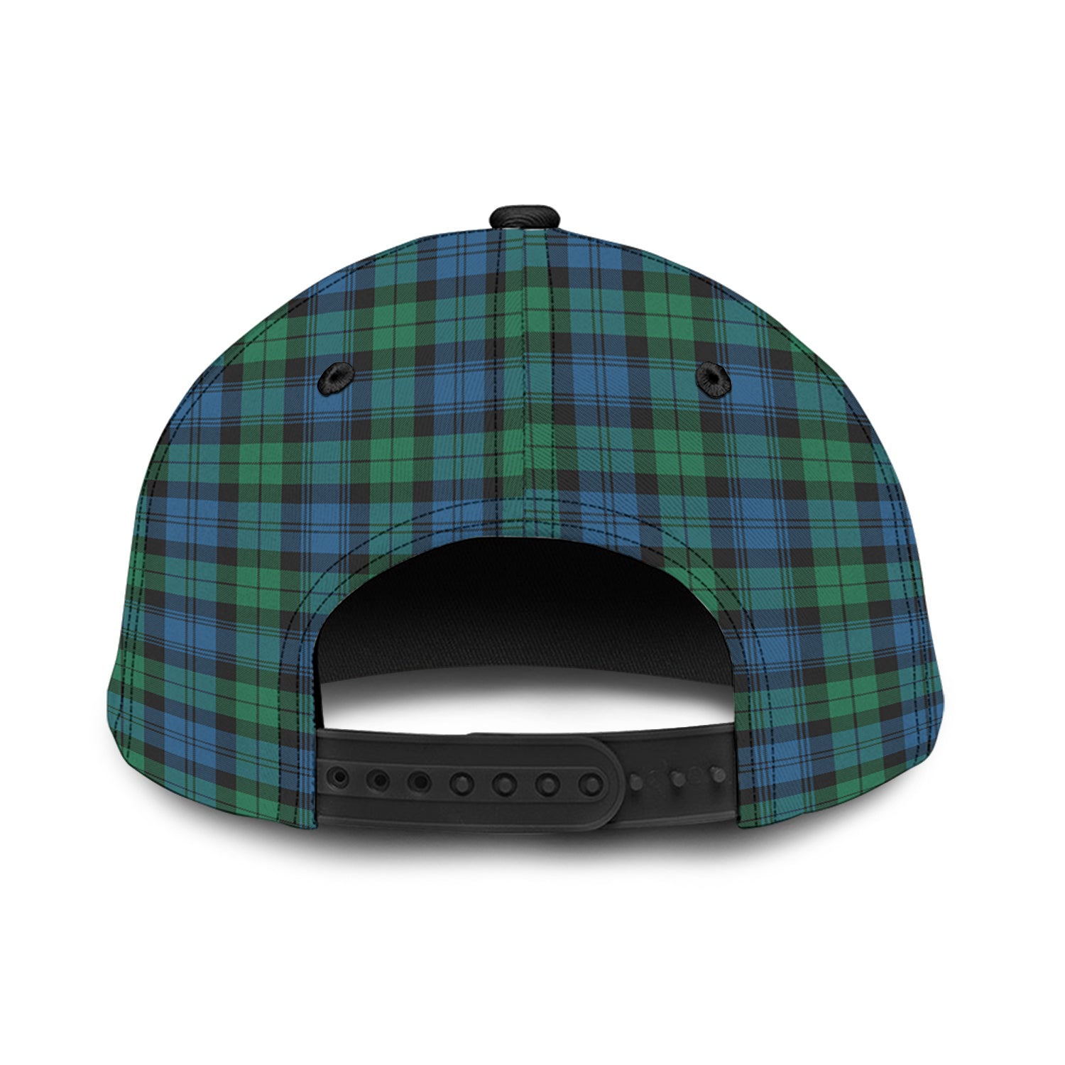 Black Watch Ancient Tartan Classic Cap with Family Crest - Tartan Vibes Clothing