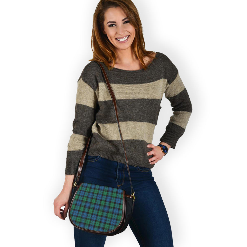 Black Watch Ancient Tartan Saddle Bag - Tartan Vibes Clothing