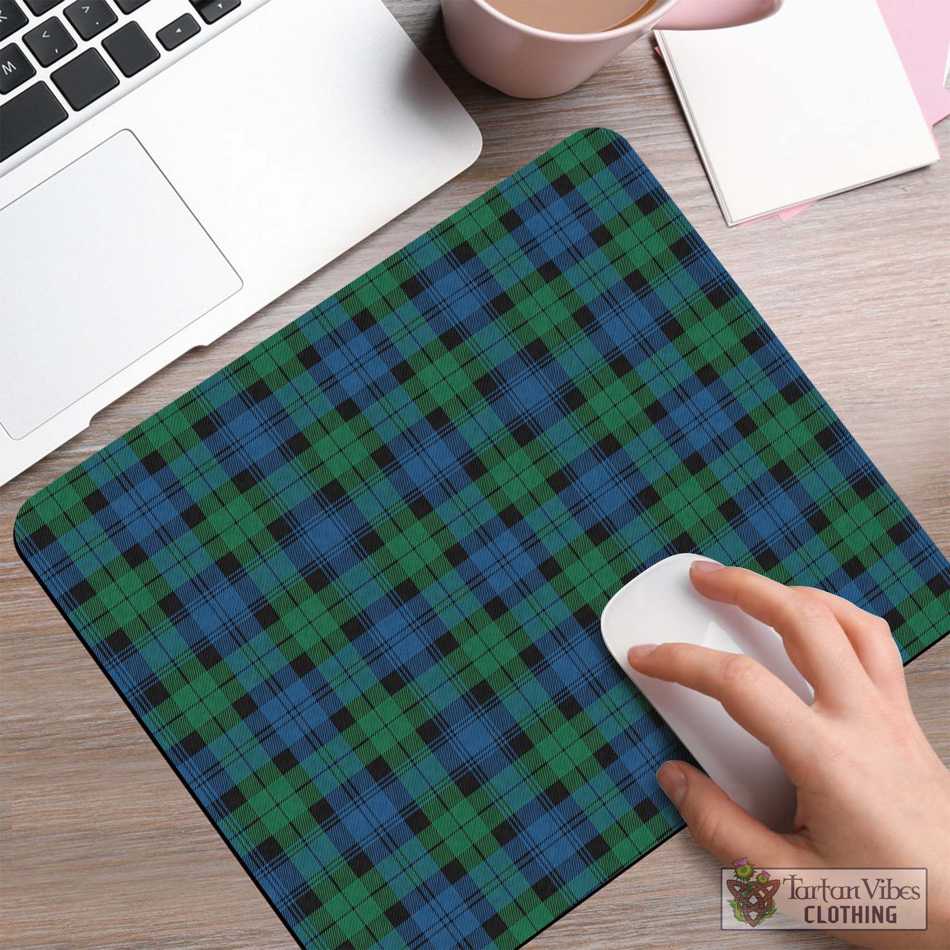 Tartan Vibes Clothing Black Watch Ancient Tartan Mouse Pad