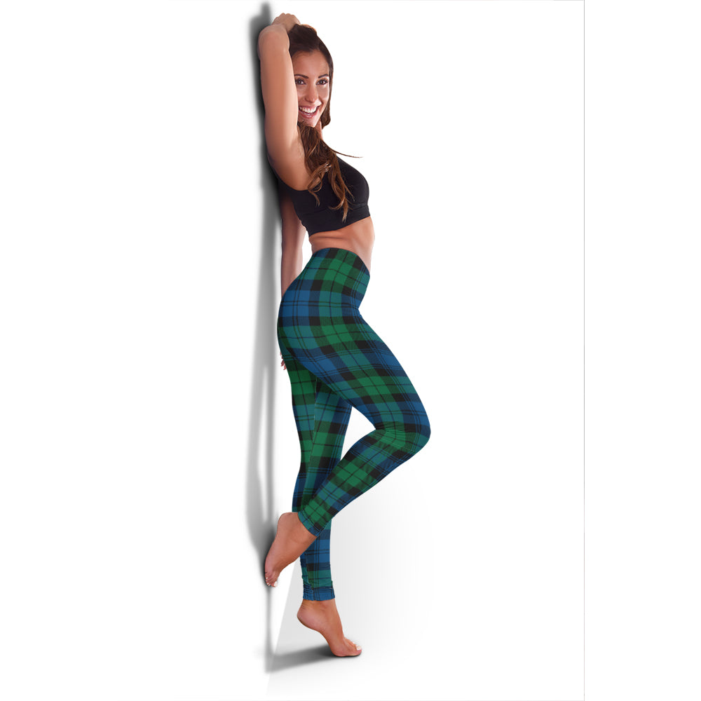 Black Watch Ancient Tartan Womens Leggings - Tartanvibesclothing