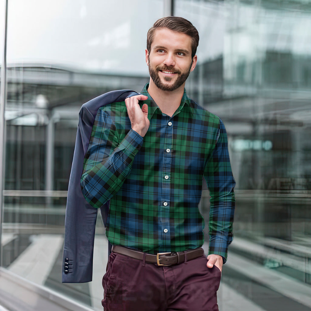 Black Watch Ancient Tartan Long Sleeve Button Up Shirt - Tartanvibesclothing