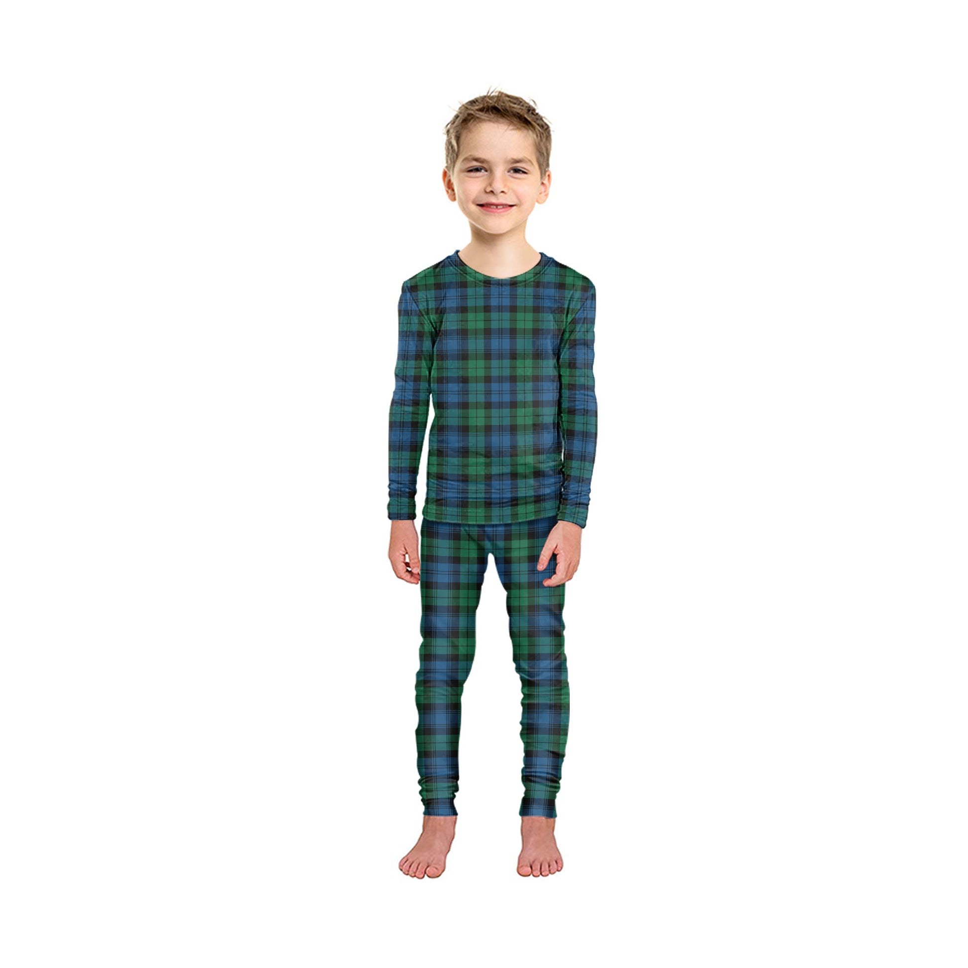 Black Watch Ancient Tartan Pajamas Family Set - Tartan Vibes Clothing