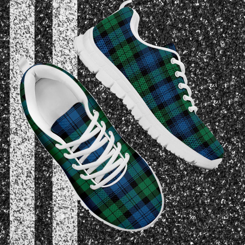 Black Watch Ancient Tartan Sneakers - Tartan Vibes Clothing