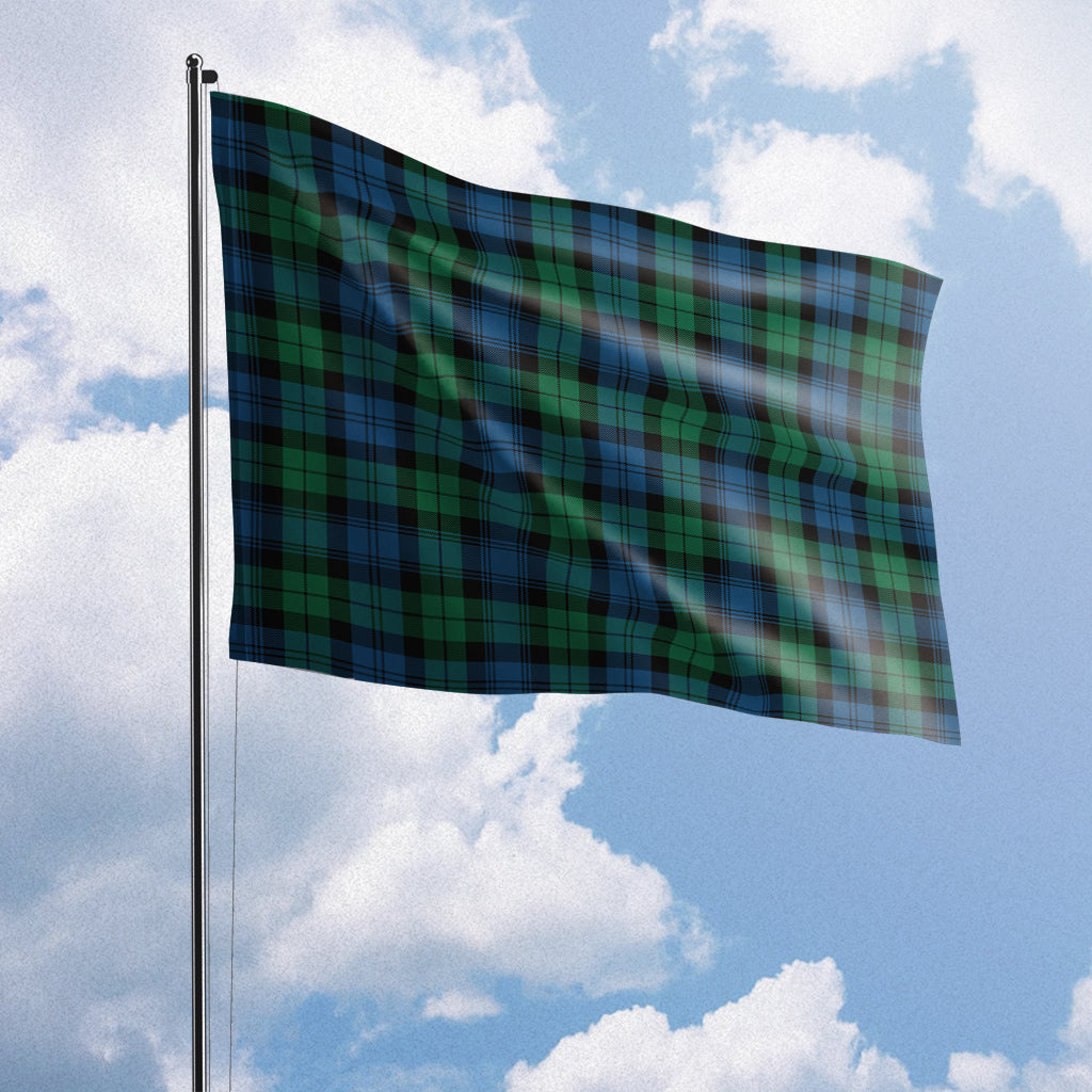 Black Watch Ancient Tartan Flag House Flag (Horizontal) - Tartan Vibes Clothing