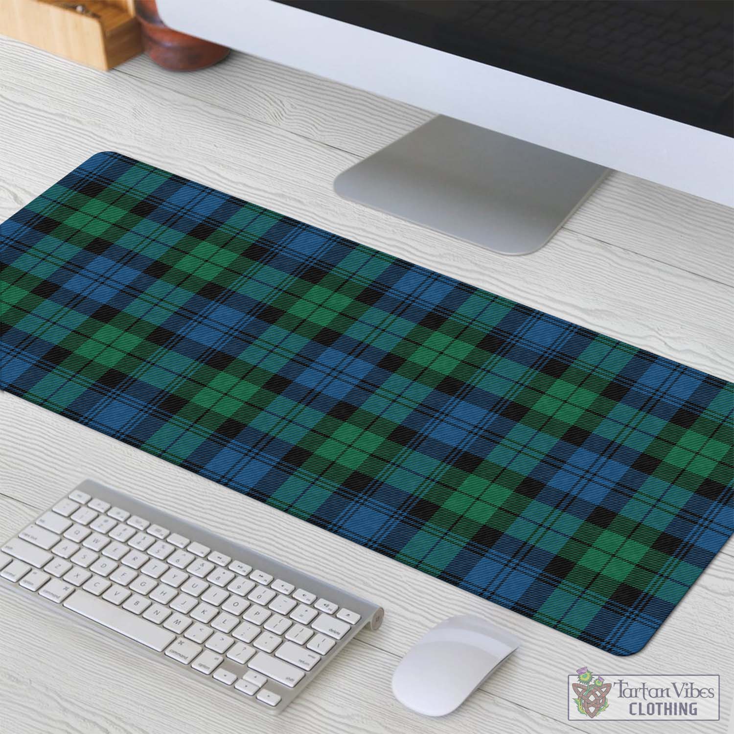 Tartan Vibes Clothing Black Watch Ancient Tartan Mouse Pad