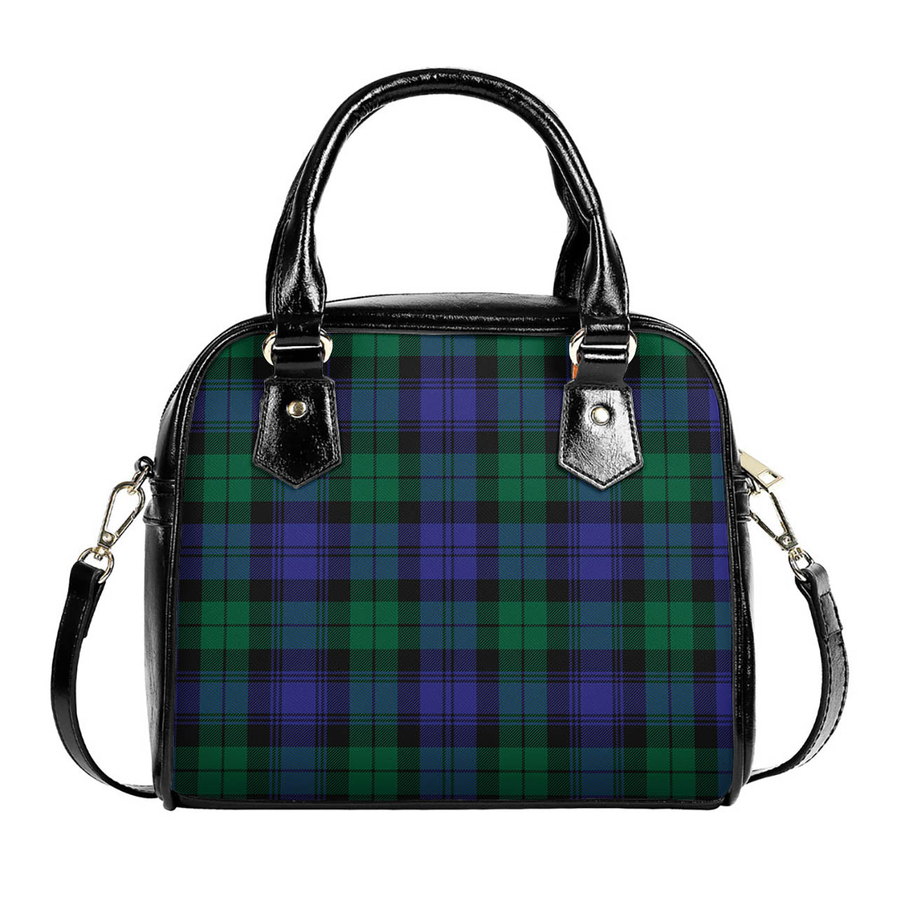 Black Watch Modern Tartan Shoulder Handbags One Size 6*25*22 cm - Tartanvibesclothing