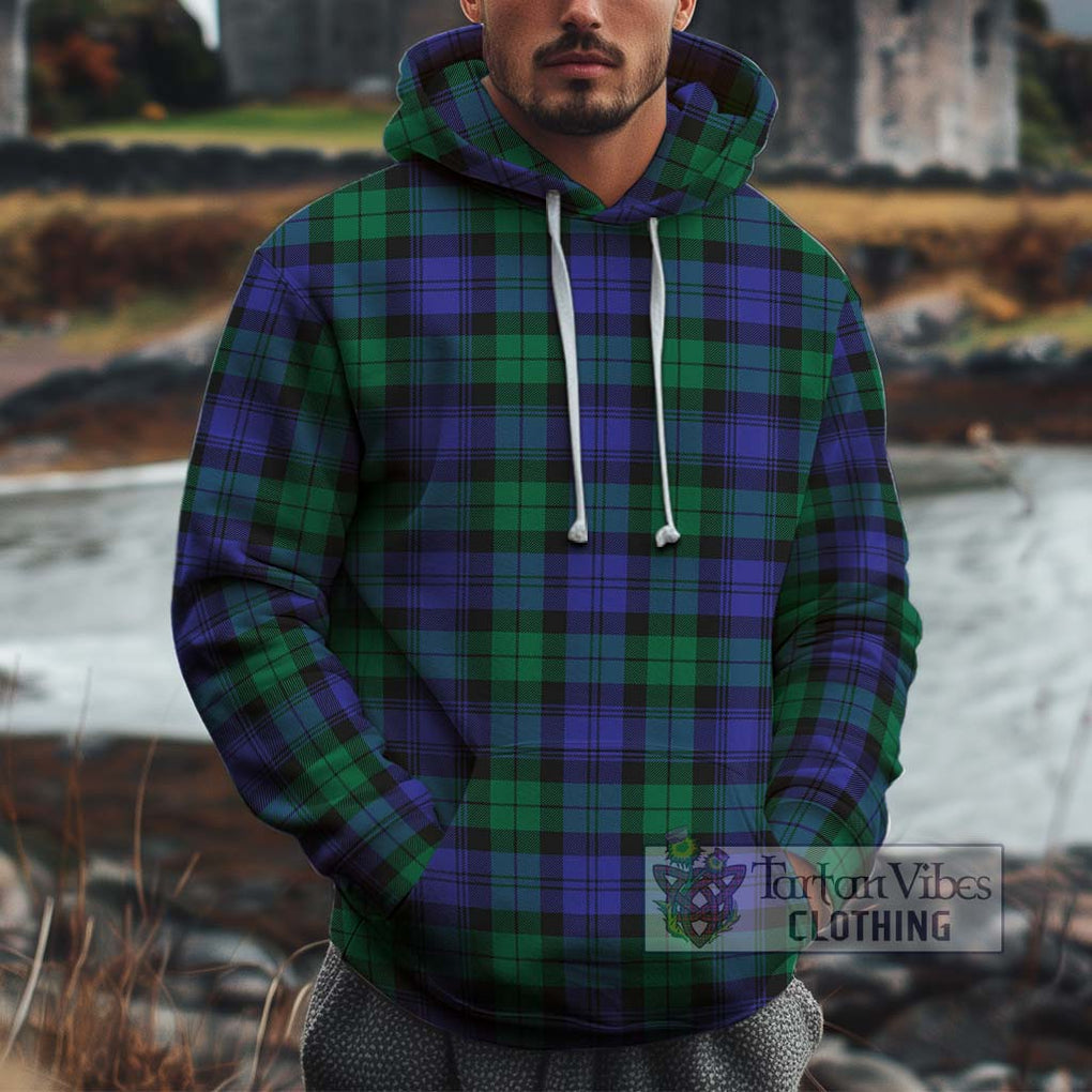 Black Watch Modern Tartan Cotton Hoodie Pullover Hoodie XS - Tartan Vibes Clothing