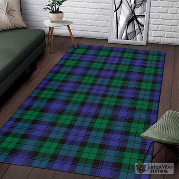 Black Watch Modern Tartan Area Rug