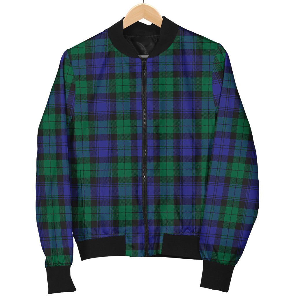 Black Watch Modern Tartan Bomber Jacket Unisex - Tartanvibesclothing