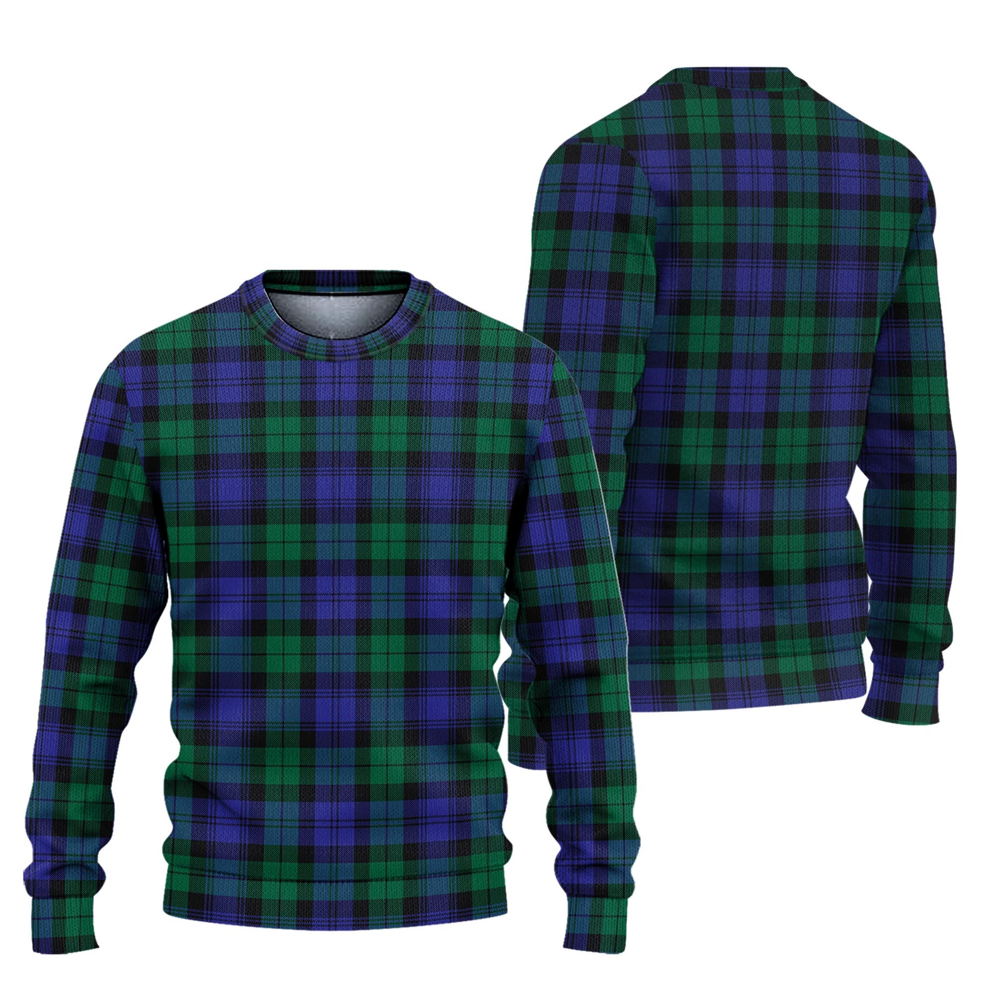 Black Watch Modern Tartan Knitted Sweater Unisex - Tartanvibesclothing