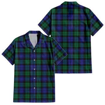 Black Watch Modern Tartan Short Sleeve Button Down Shirt