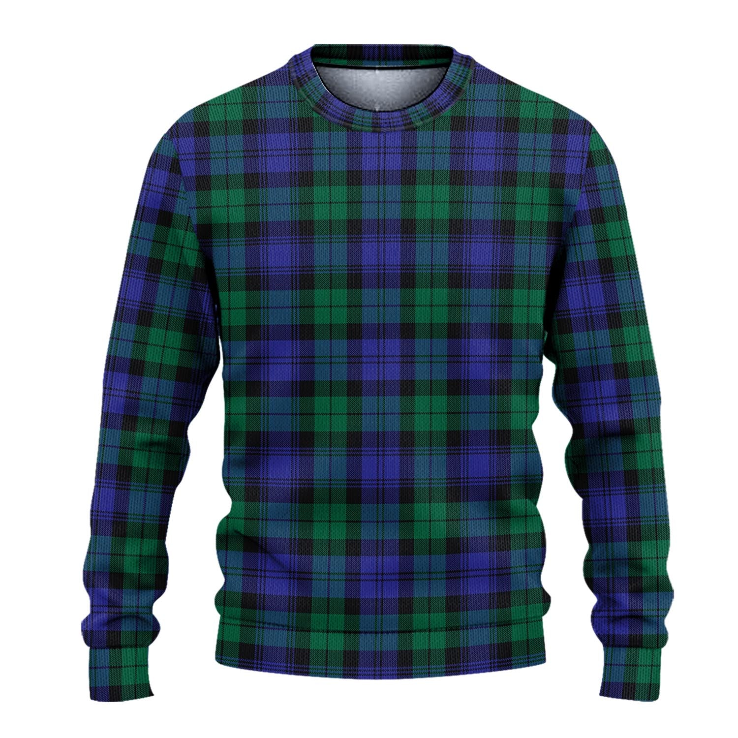 Black Watch Modern Tartan Knitted Sweater - Tartanvibesclothing