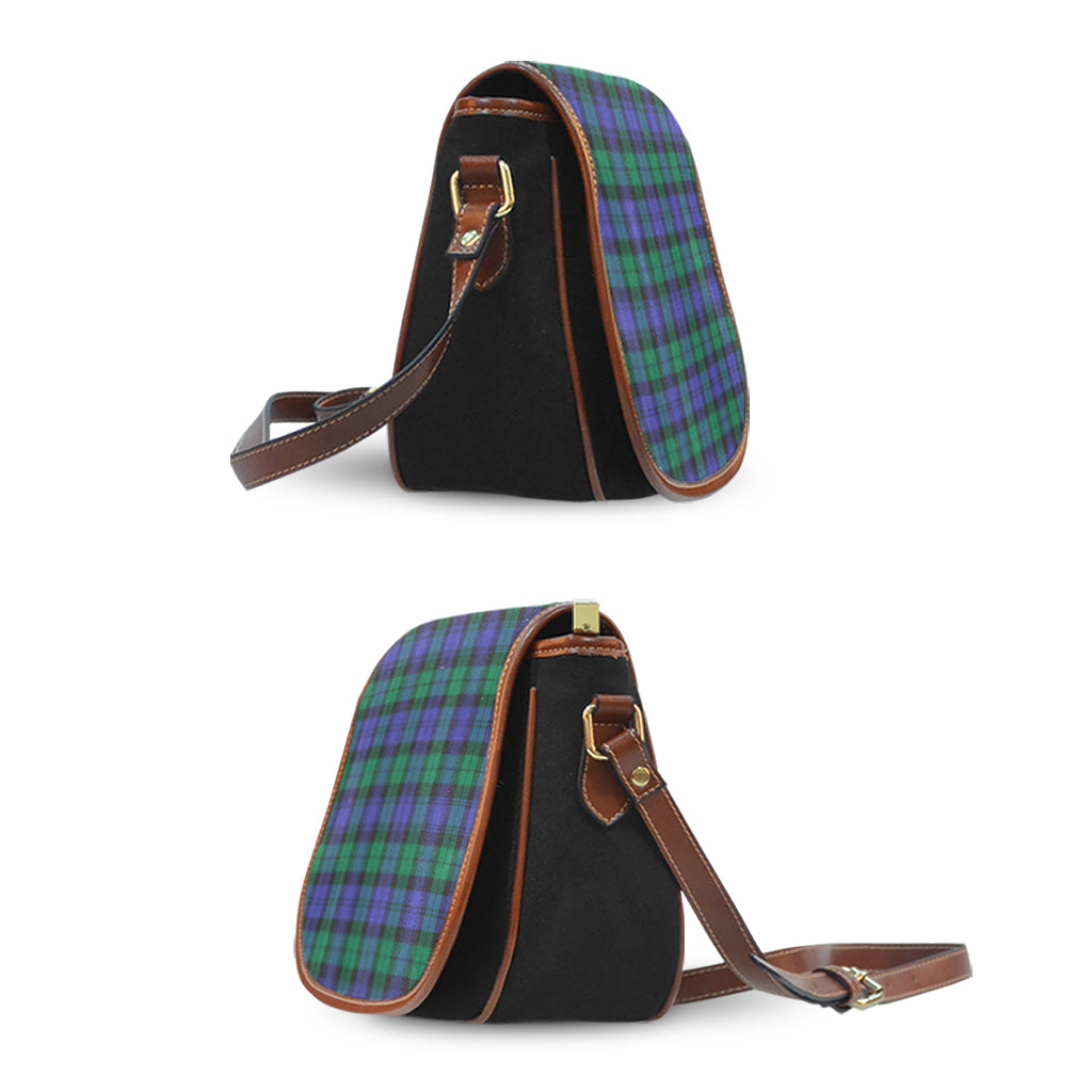 Black Watch Modern Tartan Saddle Bag - Tartanvibesclothing