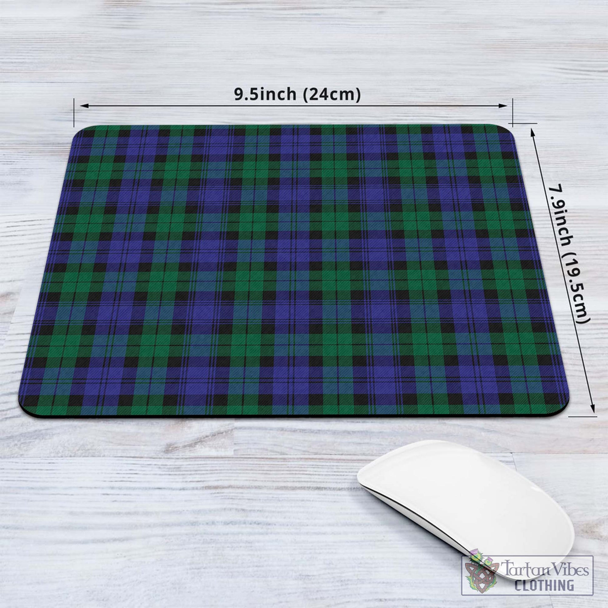 Tartan Vibes Clothing Black Watch Modern Tartan Mouse Pad